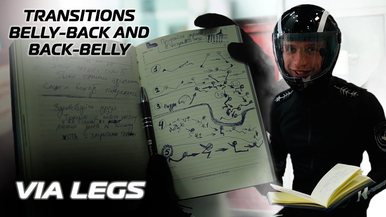 Different tipes of transitions Belly-Back via legs (Leo & Wind)