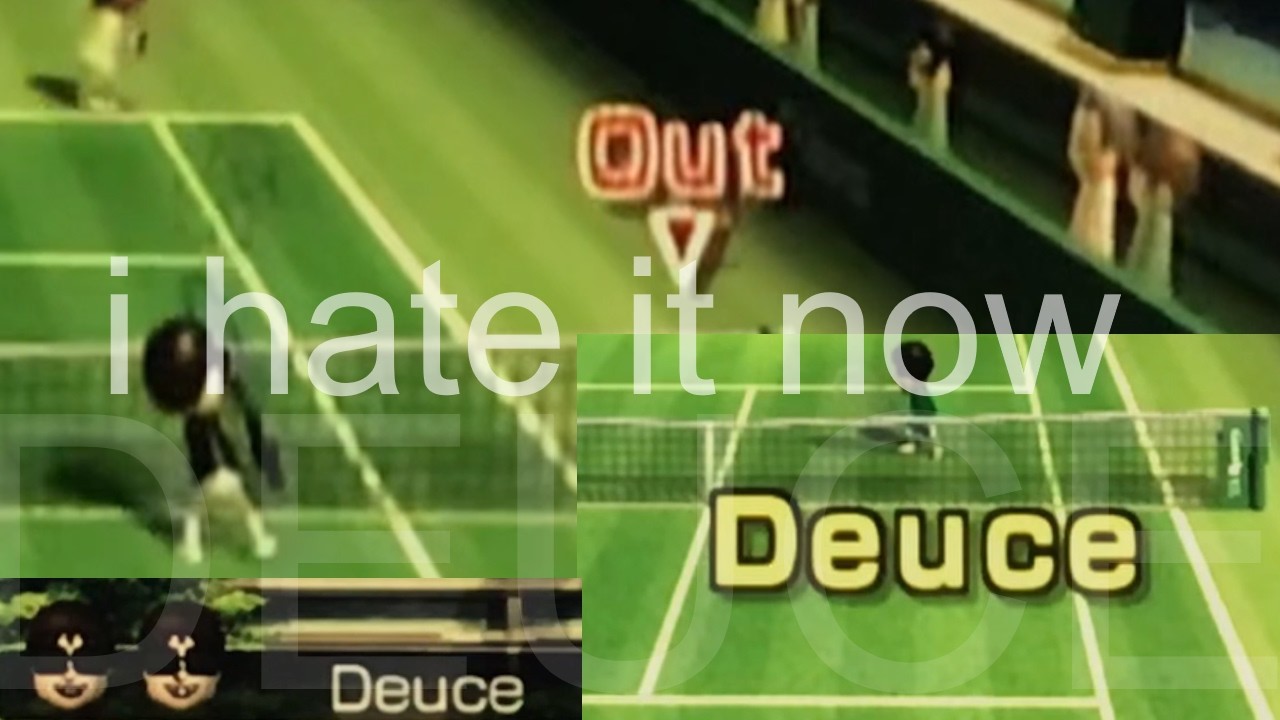 I Hate Wii Sports Tennis now