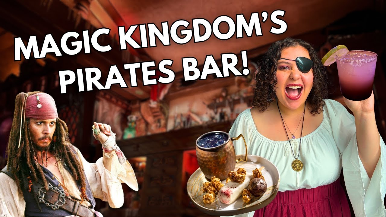 Inside Magic Kingdom's NEW Beak and Barrel Pirates Lounge – Drinks, Bites & Hidden Secrets! 🏴‍☠️🍹