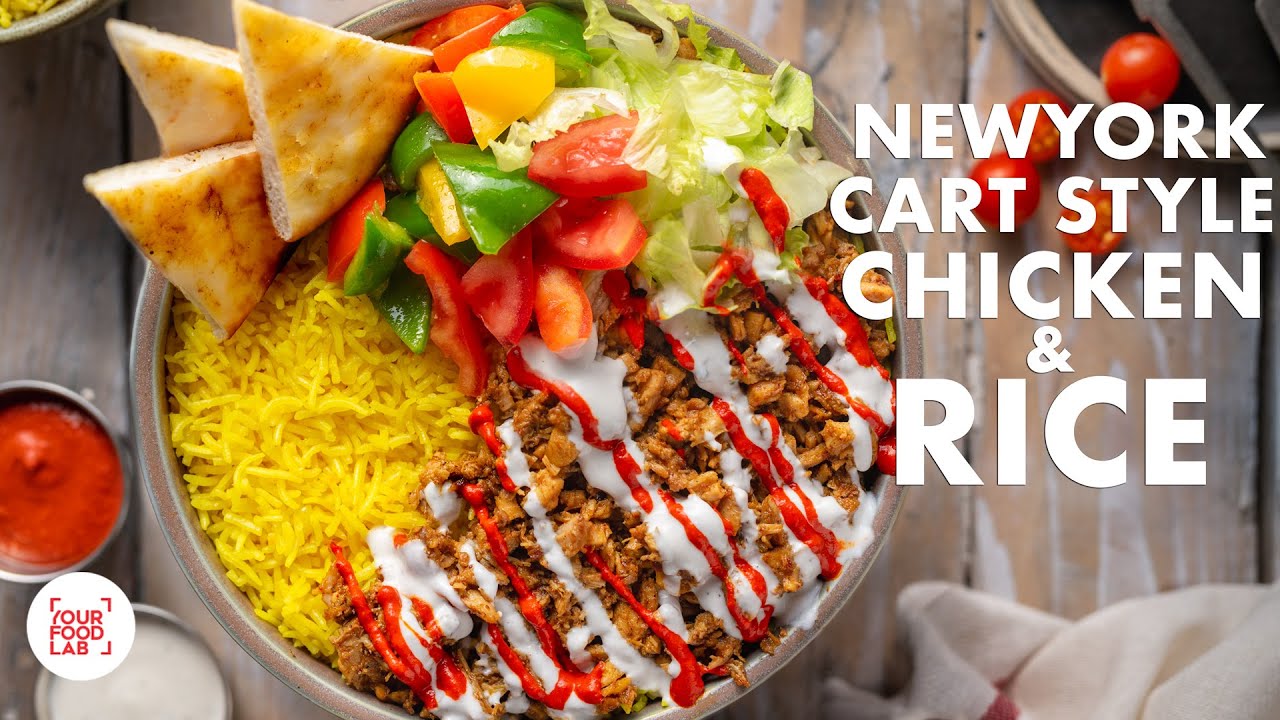 Chicken Shawarma Rice Recipe | NYC Cart Style Chicken & Rice | Garlic Sauce | Chef Sanjyot Keer
