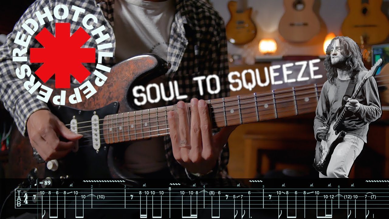 Soul To Squeeze Guitar SOLO | Red Hot Chili Peppers | FREE TAB