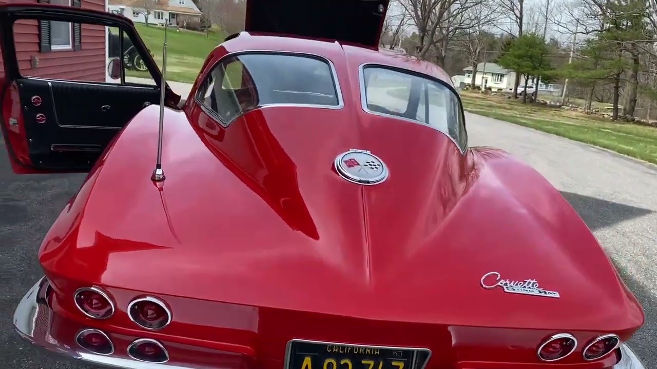 1963 CORVETTE SPLIT WINDOW SURVIVOR BARN FIND