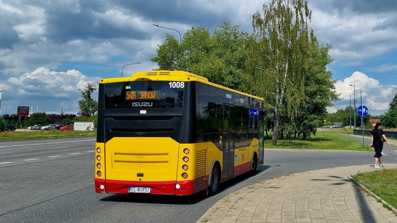 wMPK Łódź - linia 54A | Isuzu Novocity Life #1008