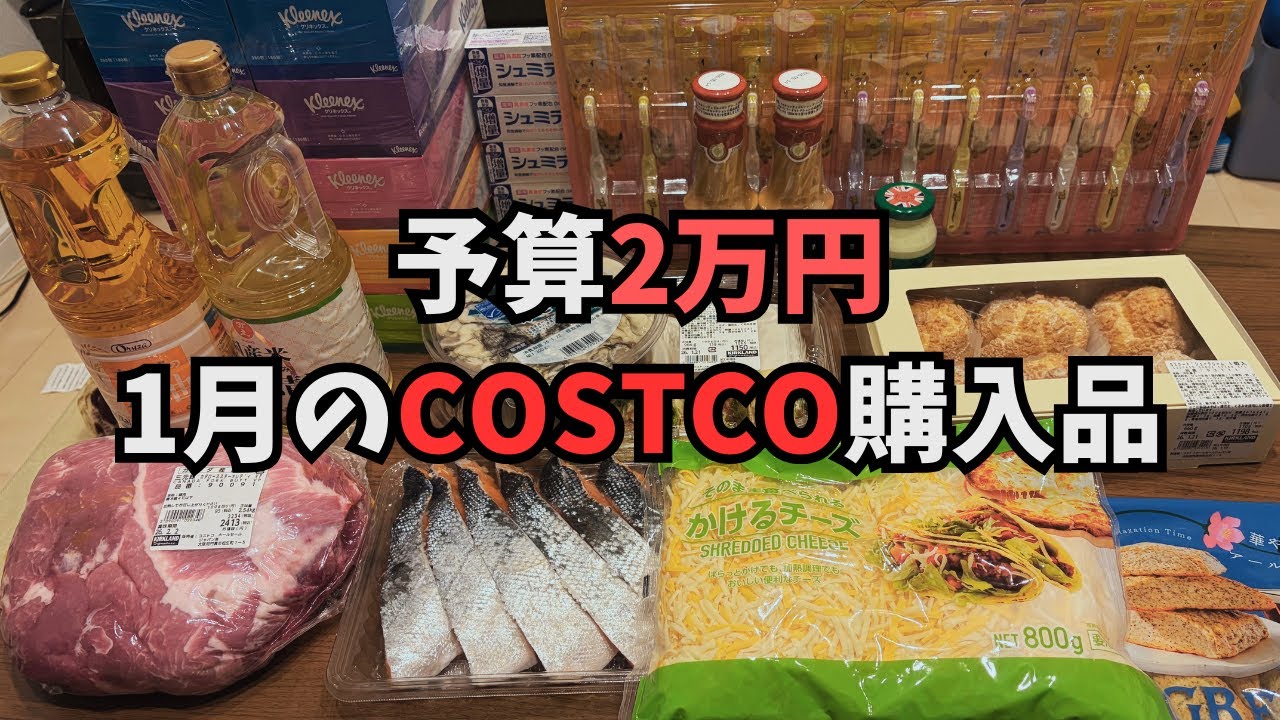新年初のコストコへ🚗初購入品多数あり　16点分の購入品紹介