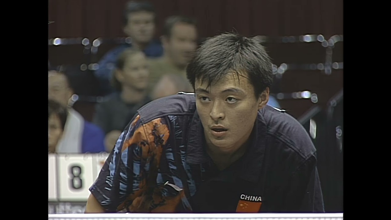 Qin Zhijian (CHN) v.   Liu Guoliang (CHN) at the 2002 US Open