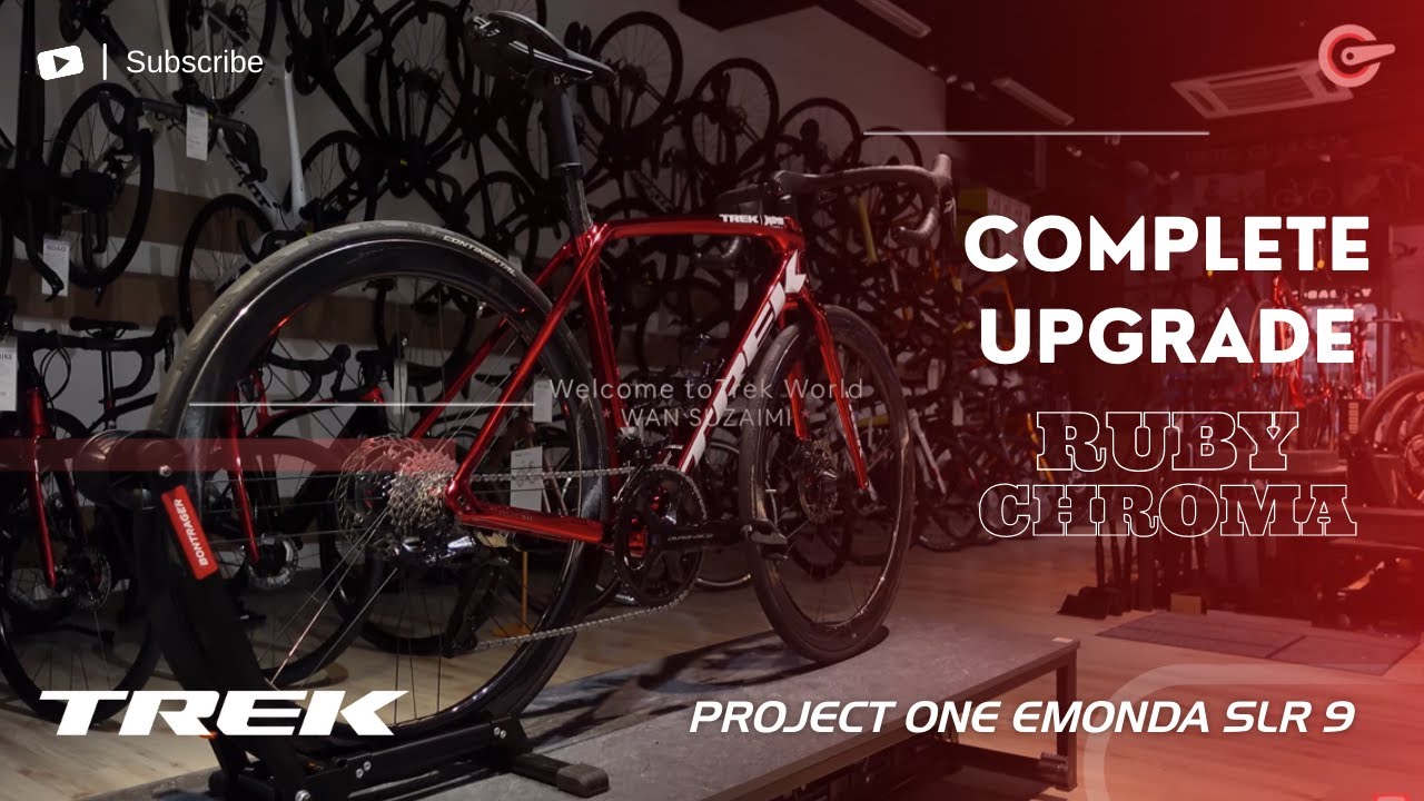 Complete Upgrade! Trek Emonda SL 9 Dura-Ace 11s to Emonda P1 SLR 9 Dura-Ace 12s (Icon Chroma Ruby)