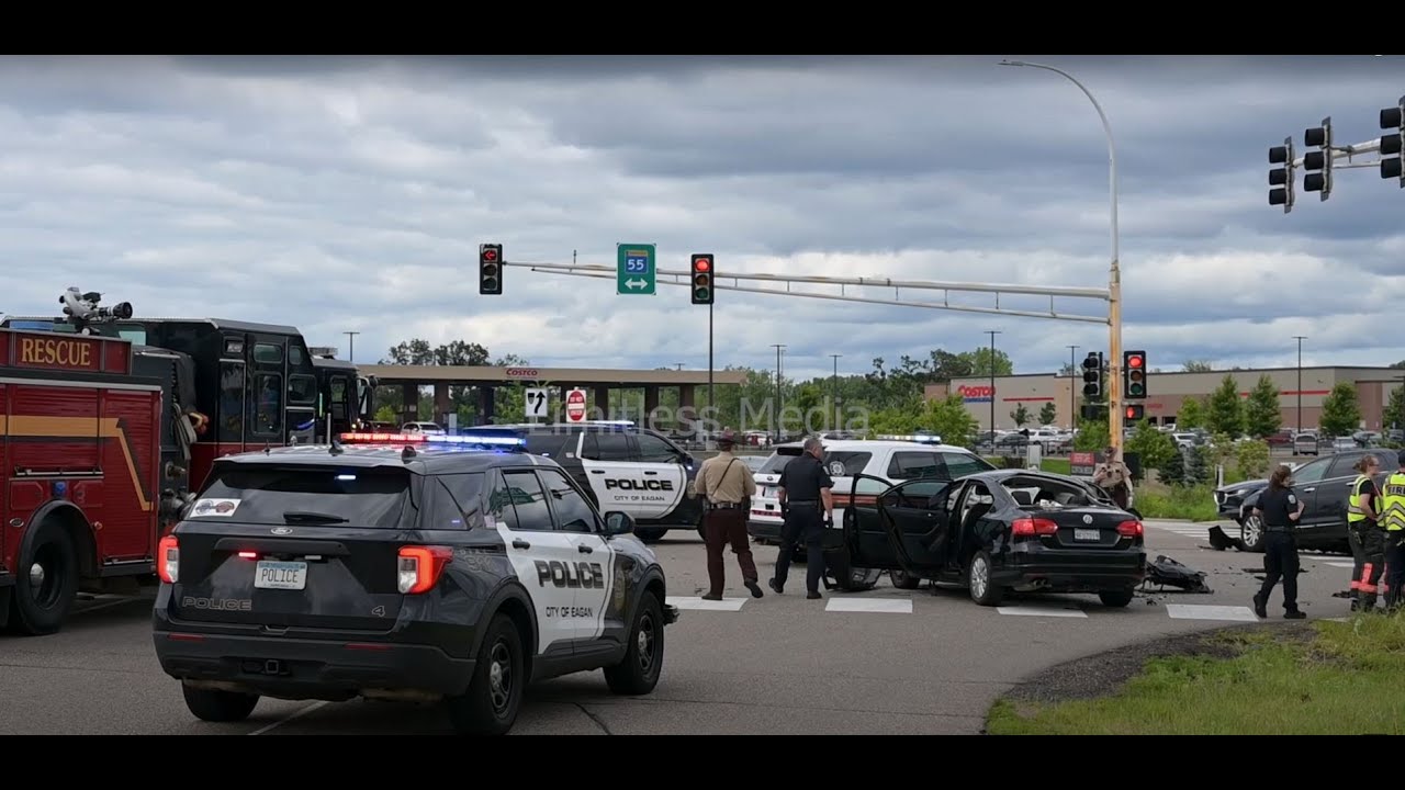 Video from the Scene of a Fatal Crash in Eagan, Minnesota