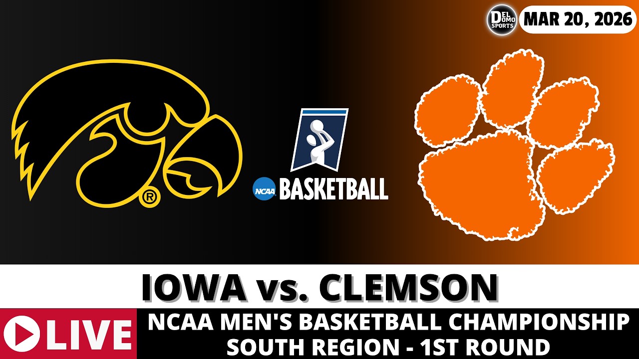 IOWA VS CLEMSON LIVE 🏀 NCAAM Basketball Game Score Radio Play-by-Play