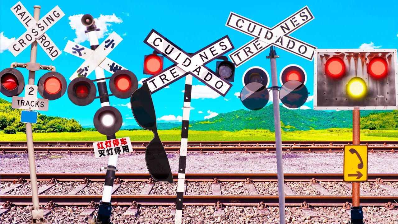 Railroad Crossing Wearing Sunglasses