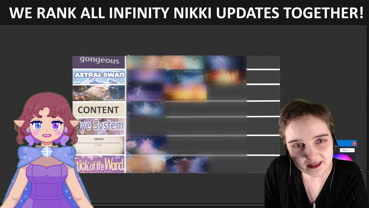 Ranking Infinity Nikki 1.X updates with @MoonSugarCake