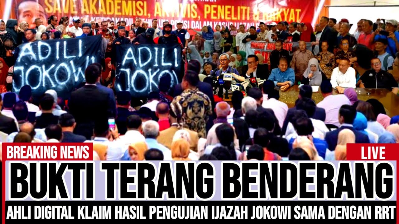 BAWA BUKTI BARU !! AHLI DIGITAL KLAIM HASIL PENGUJIAN IJAZAH JOKOWI SAMA DENGAN ROY SURYO CS