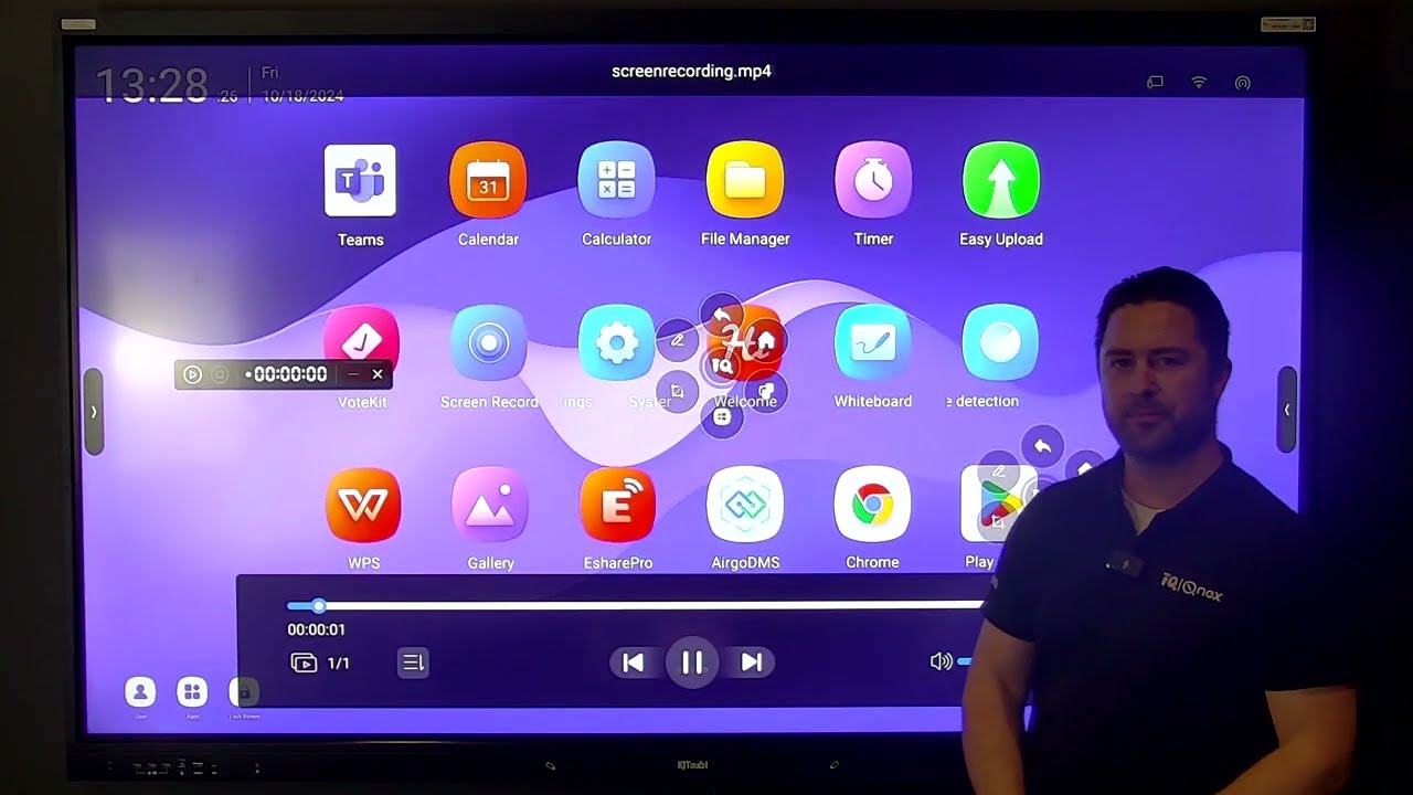 How To Screen Record - IQ Board (TE1200 Pro, QA1300 Pro and TB1300 Pro Models).