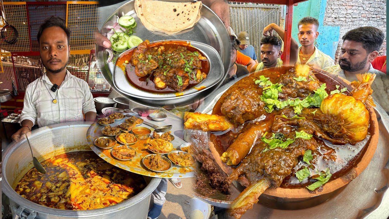 Train से उतरते ही लोग दीवाल कूद पड़ते है मटन खाने।Mutton का हड्डी तक चवा के खा जाते है।Zaika zindagi