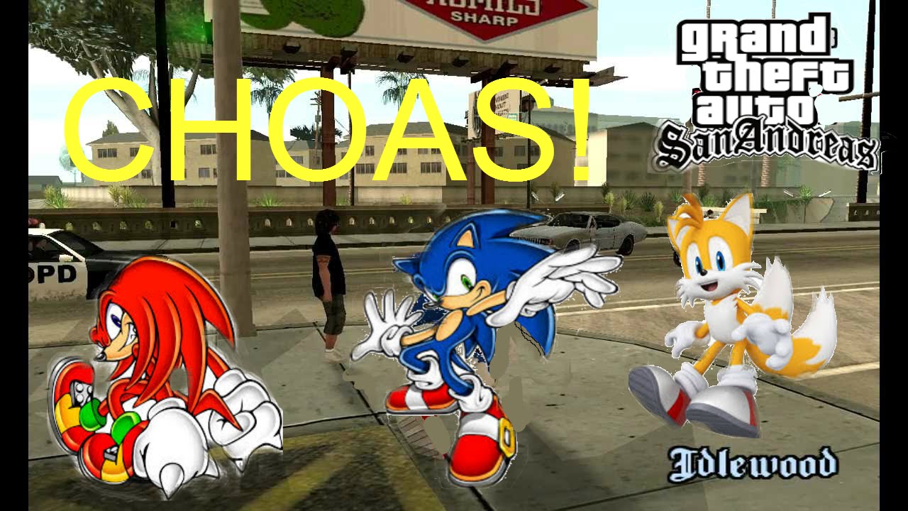 GTA San Andreas (Sonic Mod) [Team Sonic Choas] PC Gameplay Part 2