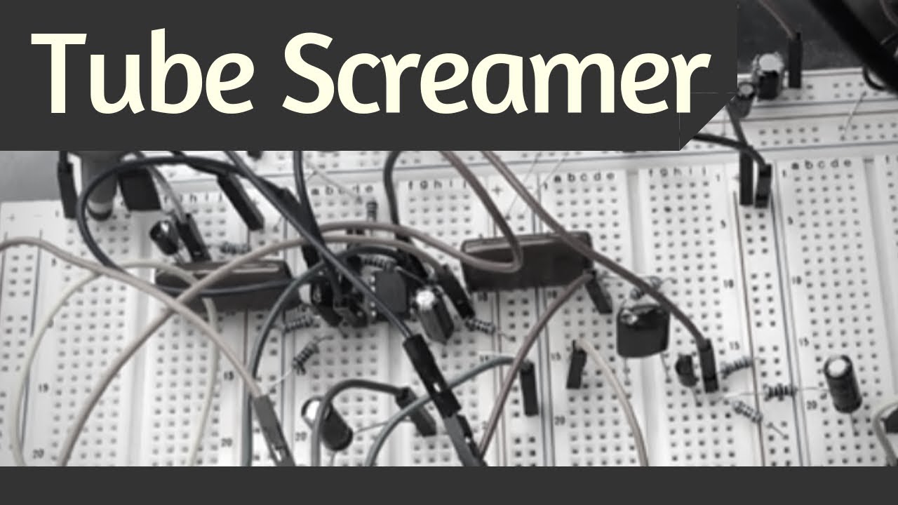 ⚡️Dissecting the Tube Screamer Schematic. DIY Tube Screamer Sound Test. Oscilloscope.