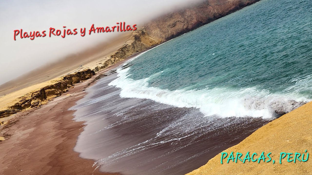 Día 20 - Playas ROJAS y Amarillas de Paracas cerca de PISCO | Sudamérica en Moto 2026 🇵🇪 