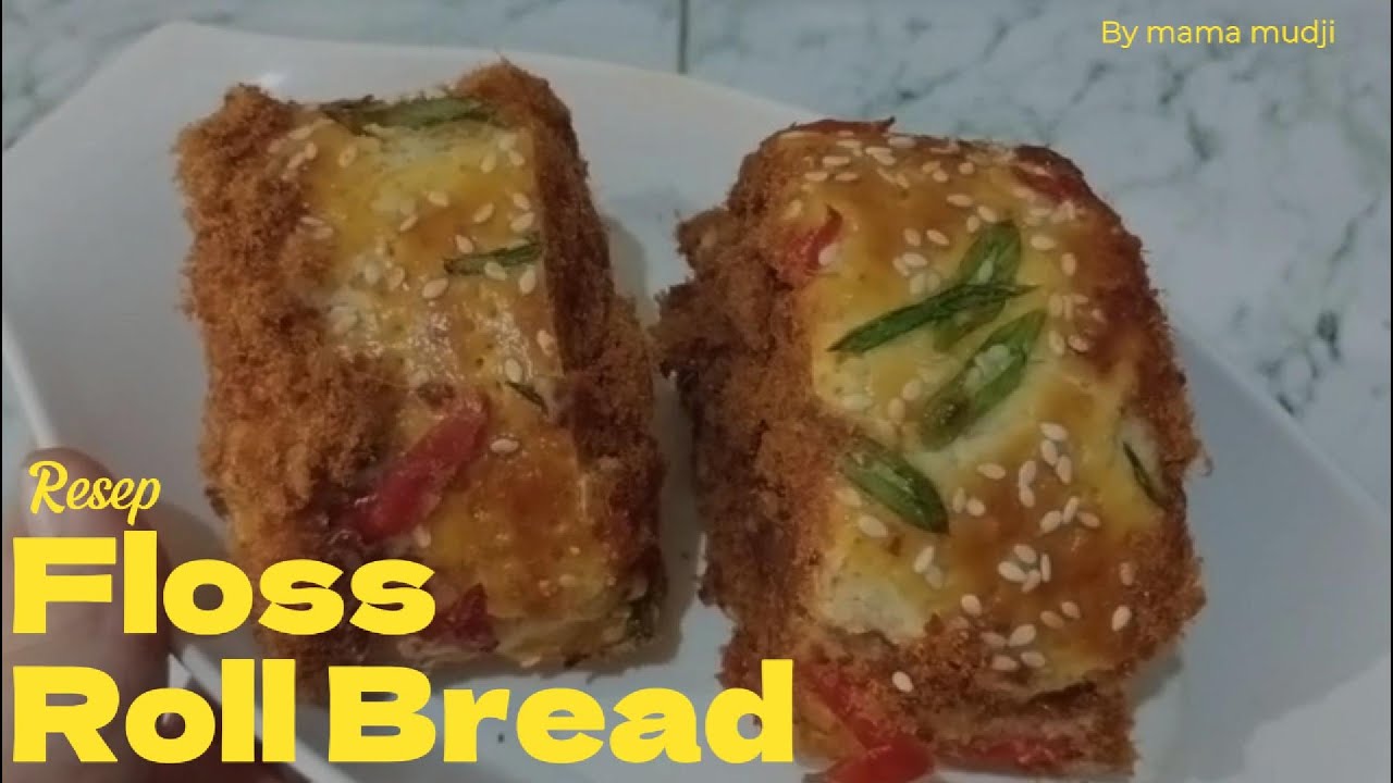 ROTI GULUNG ABON TANPA MIXER// RECIPE EASY FLOSS ROLL BREAD