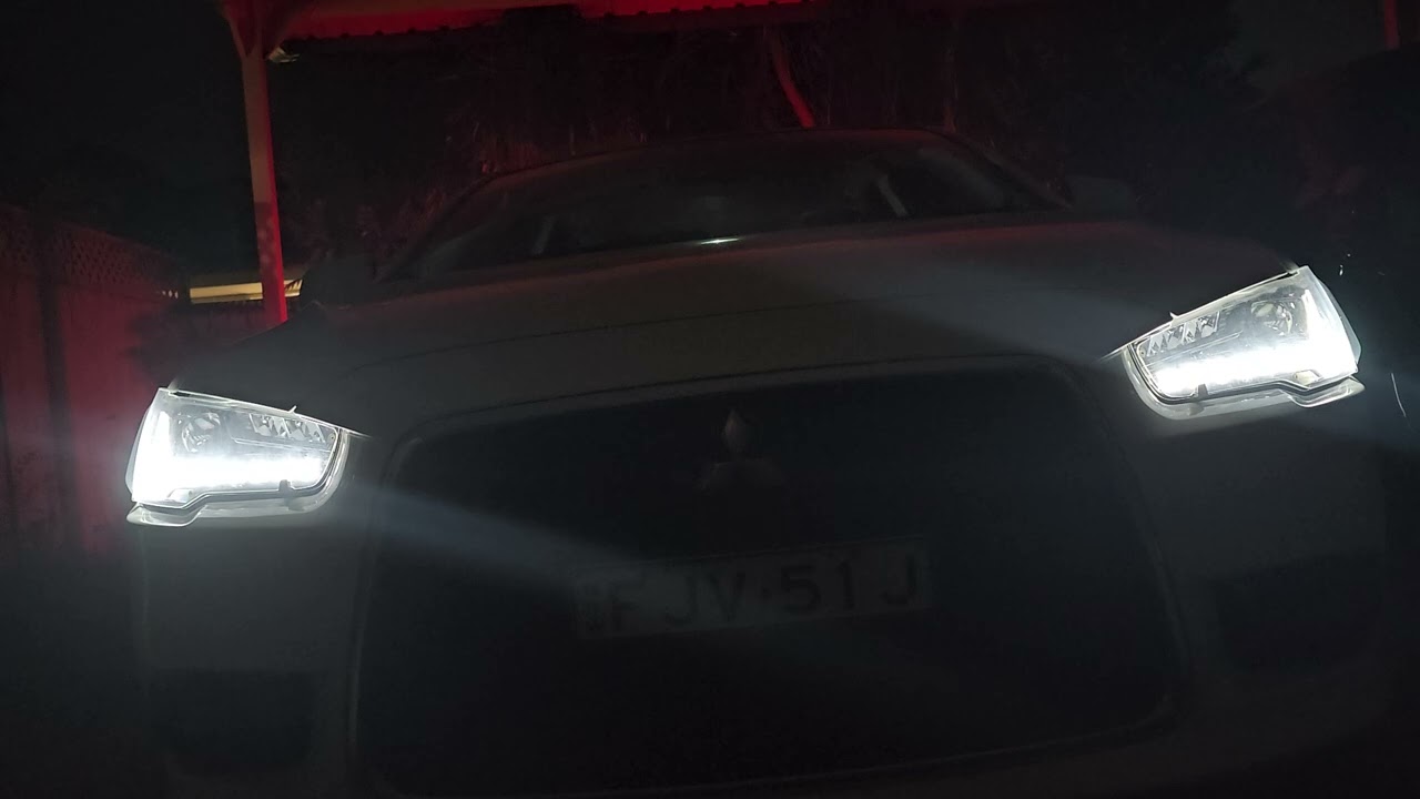 VLand LED headlights unlock and lock sequence 2014 Lancer