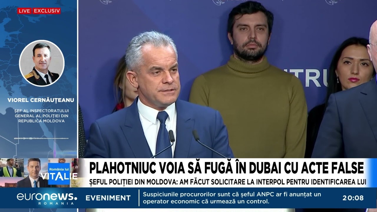 Viorel Cernăuțeanu, șeful Poliției din Republica Moldova: Rușii cer extrădarea lui Plahotniuc