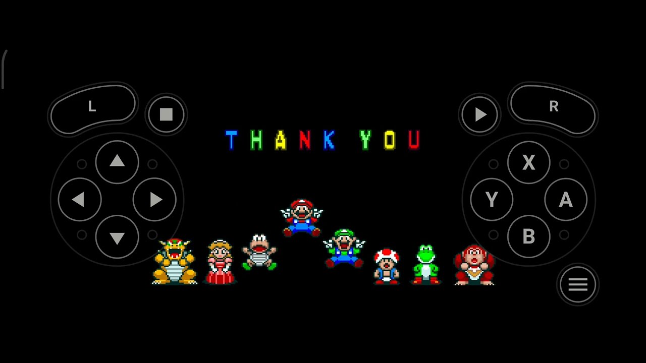 Final de Mario kart super Nintendo