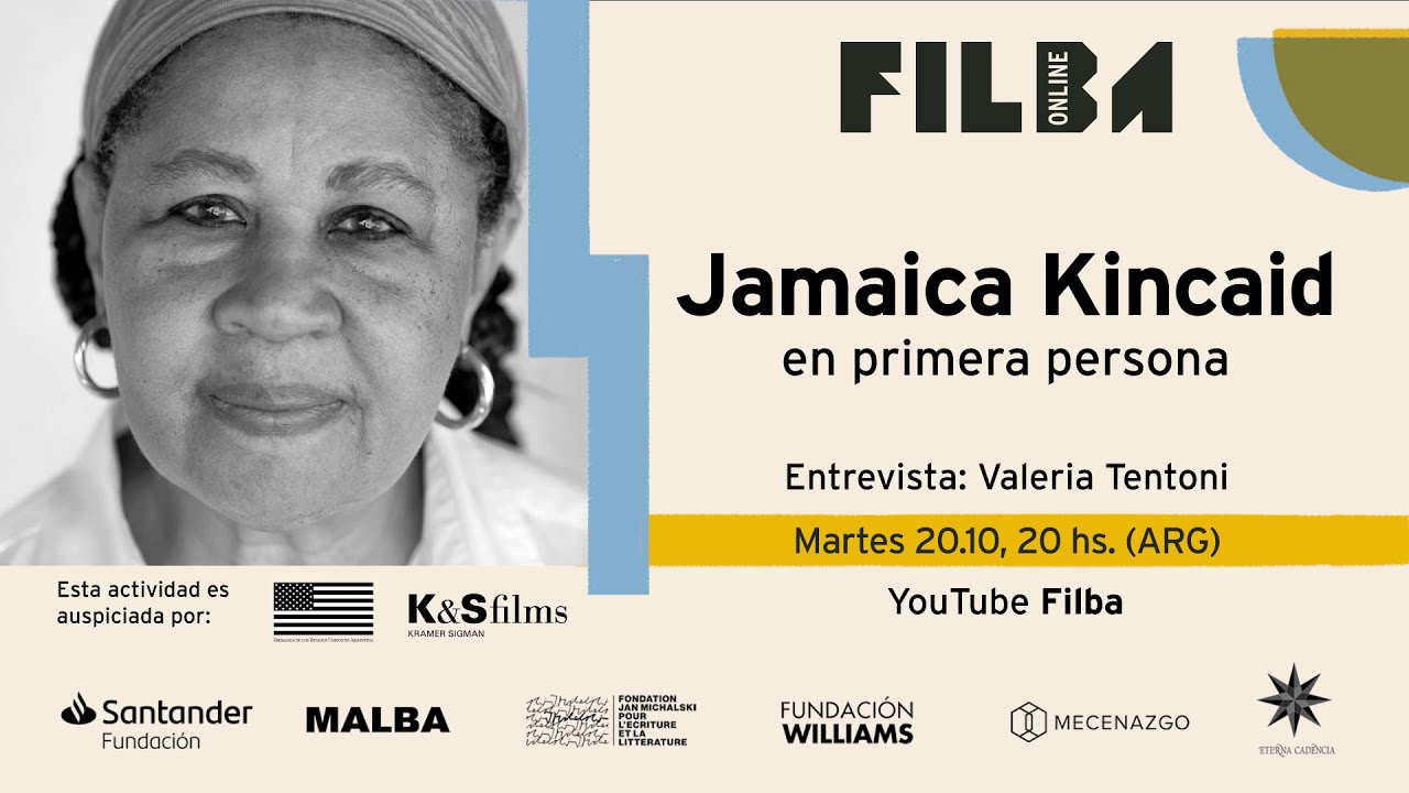 #FilbaOnline2020 - CONVERSACIÓN. Jamaica Kincaid en primera persona