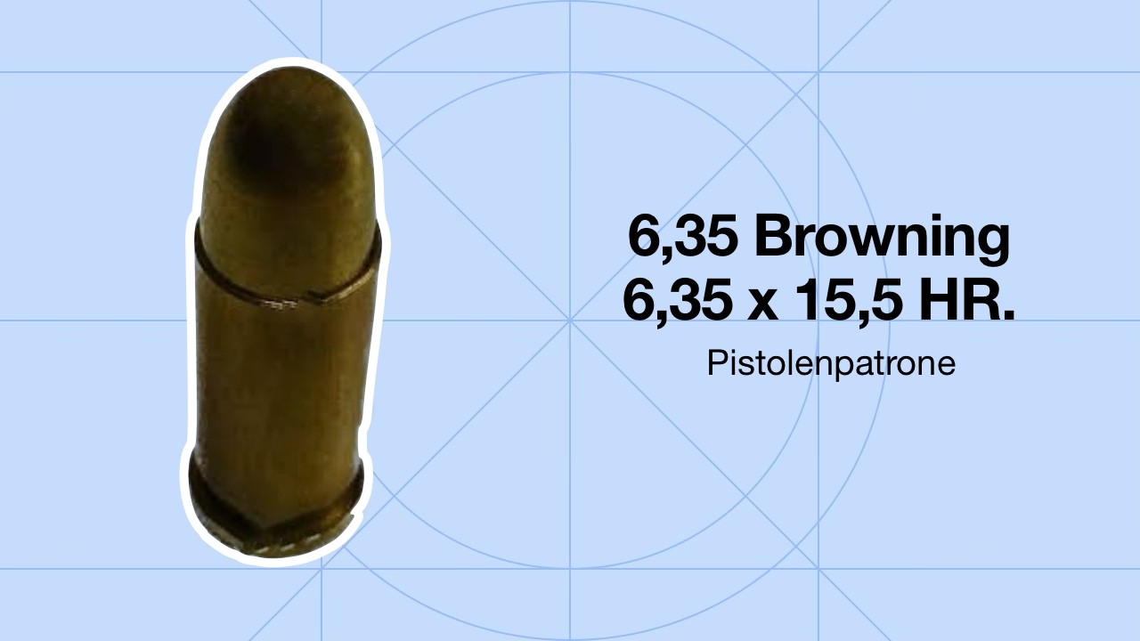6,35 mm Browning.25 ACP 6,35 × 15,5 mm HR