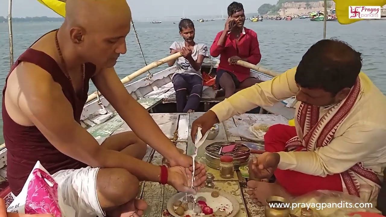 Asthi Visarjan & Pind Daan in Prayagraj | Triveni Sangam Rituals | Prayag Pandits