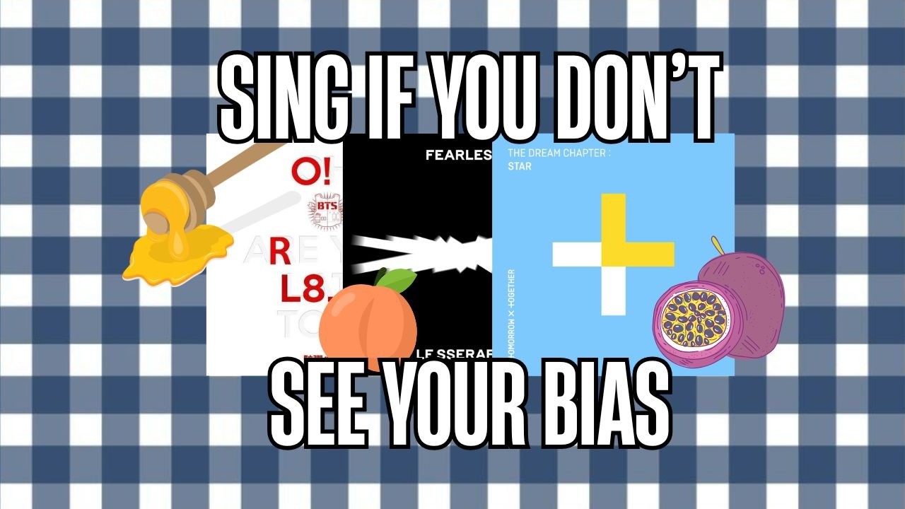 Sing If You DON'T See Your Bias | KPOP Food Songs PT2