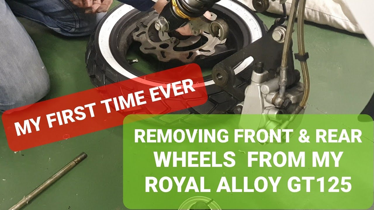 Первый раз снимаю передние и задние колеса с автомобиля Royal Alloy!