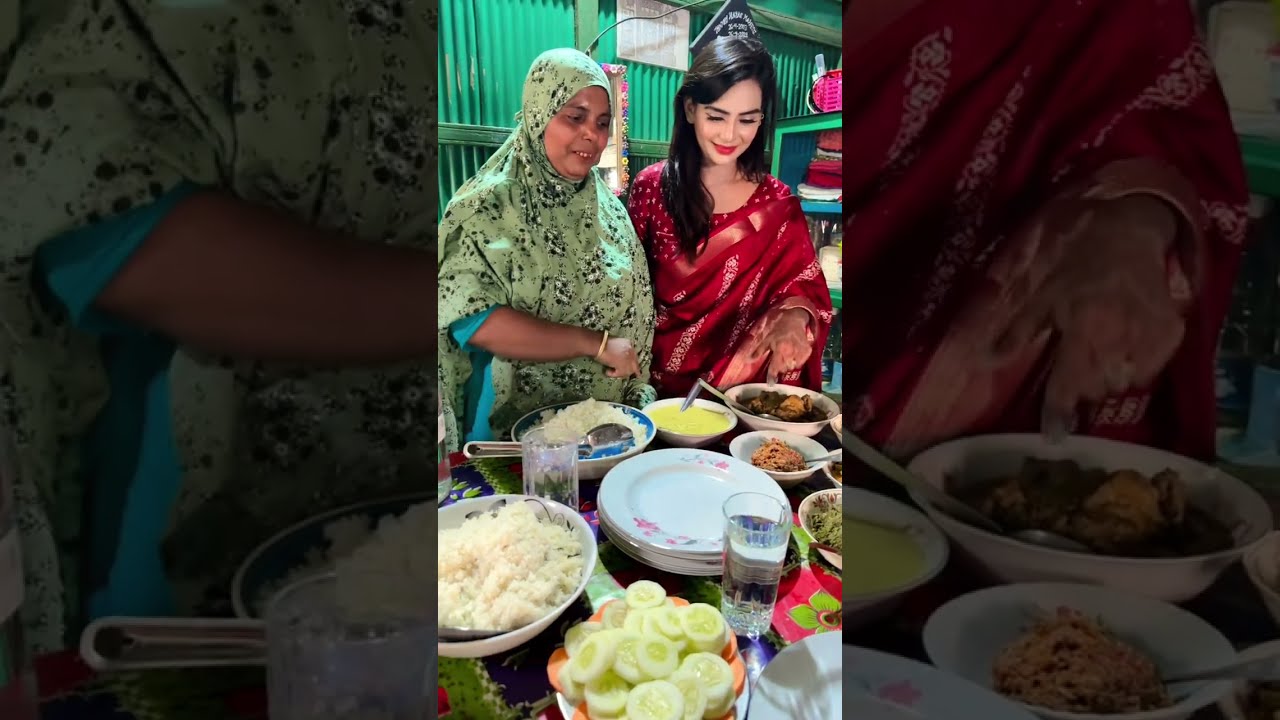 একটা আপুর বাড়িতে বেড়াতে গিয়ে দেখেন কি কি খাওয়া দাওয়া করলাম  #shorts #youtubevideos #youtube