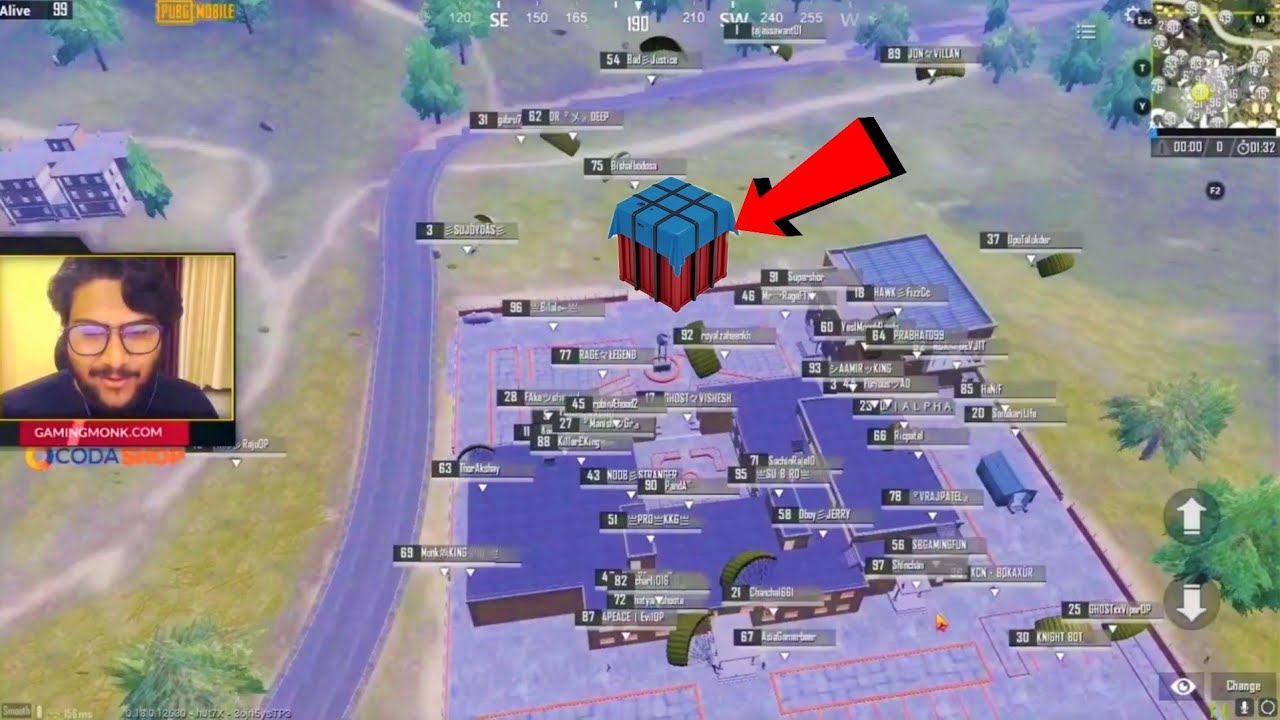 I MADE WHOLE SERVER FIGHT FOR A SINGLE AIR DROP IN PUBG MOBILE🤣😂