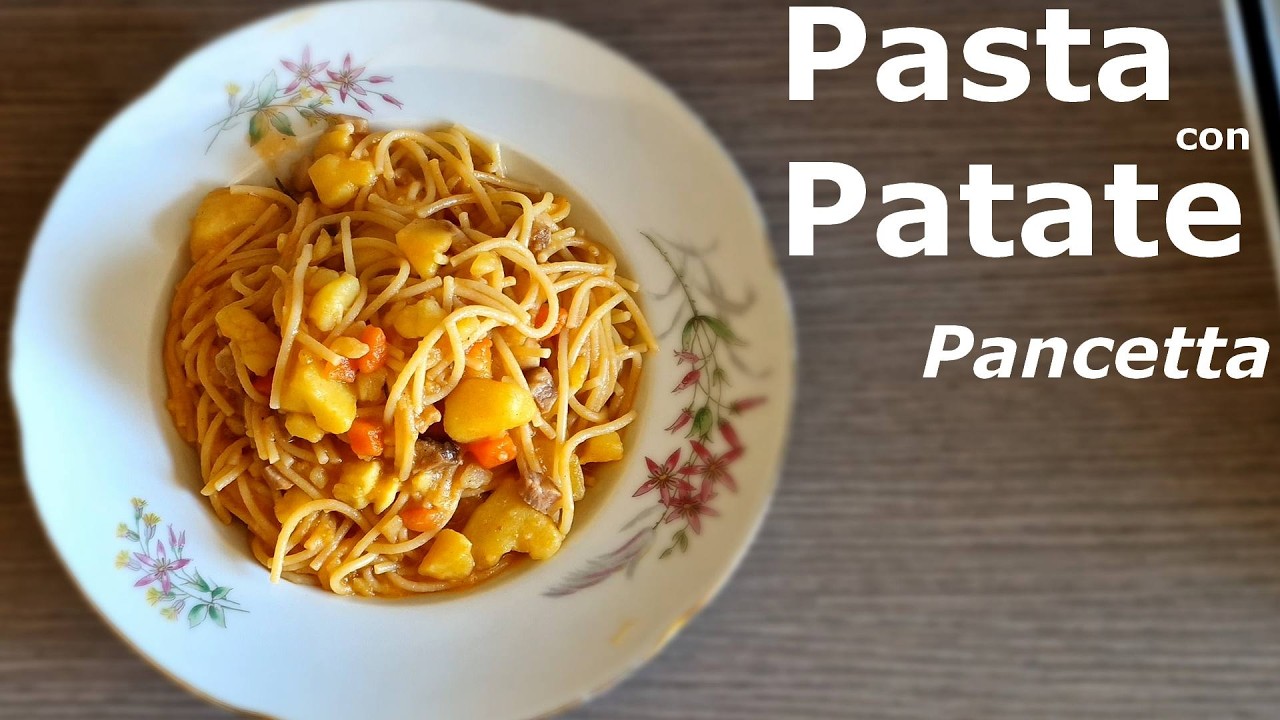 Pasta Patate e Pancetta: il Sapore Autentico della Cucina di Casa