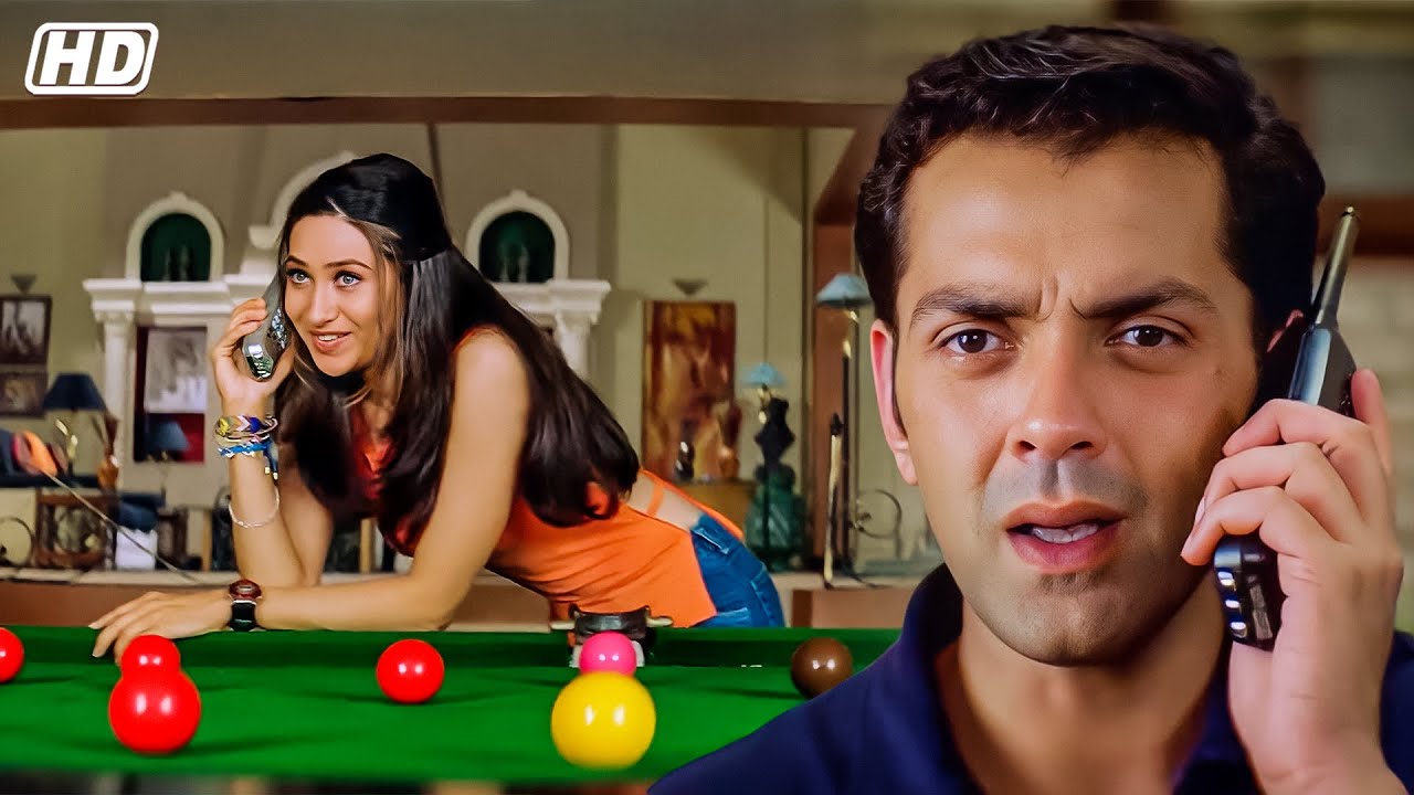 मैं तुम्हारा आशिक जिसे तुम खोज रहे हो | Bobby Deol, Karisma Kapoor Blockbuster Movie Scene