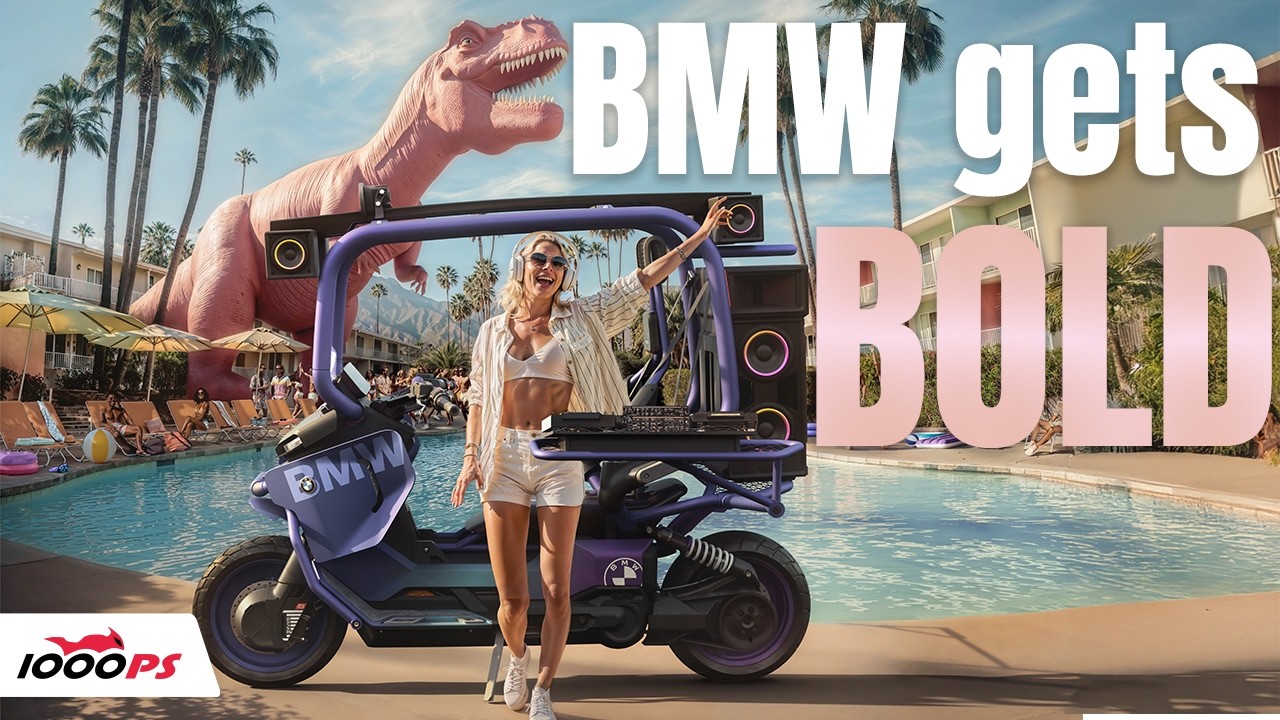 BMW Vision CE 2026 - The strangest scooter is back!