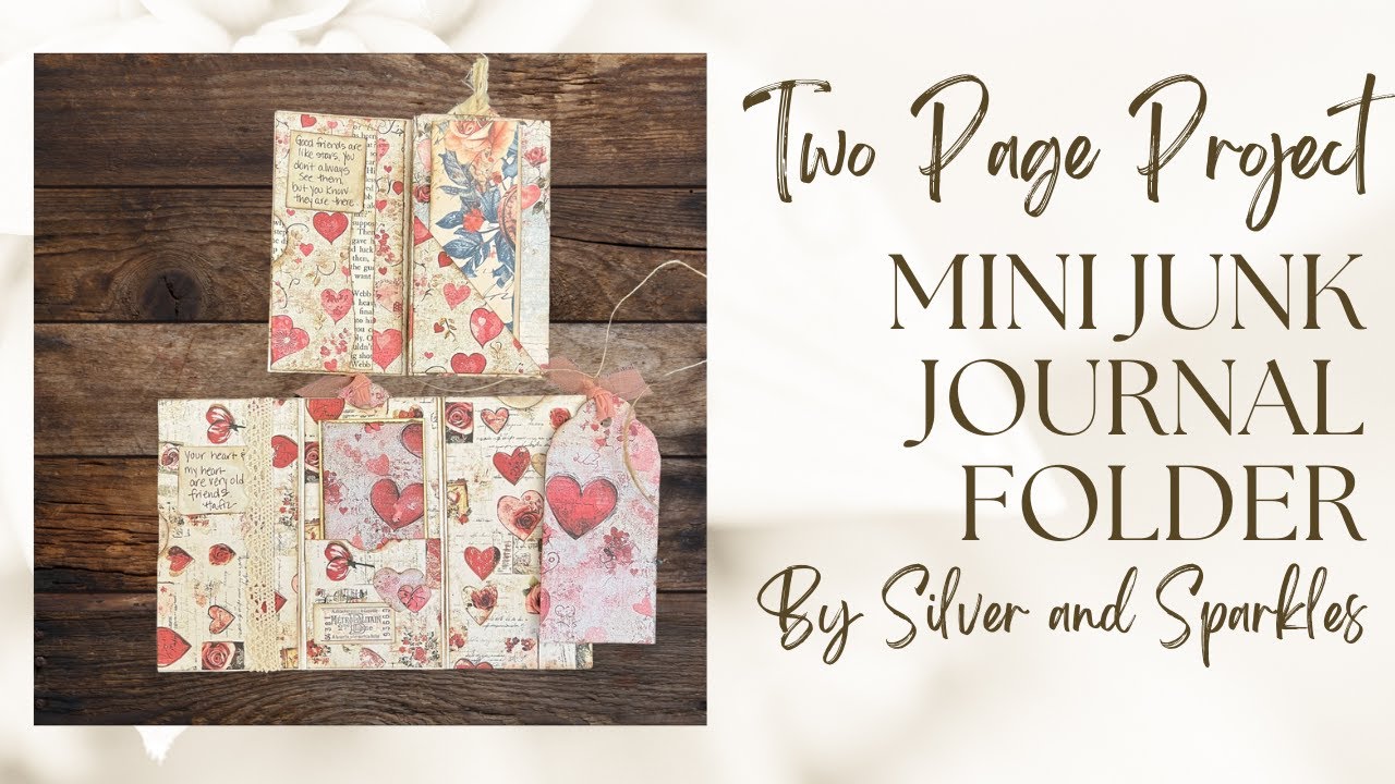 Two Page Project! Mini Junk Journal Folder #twopager