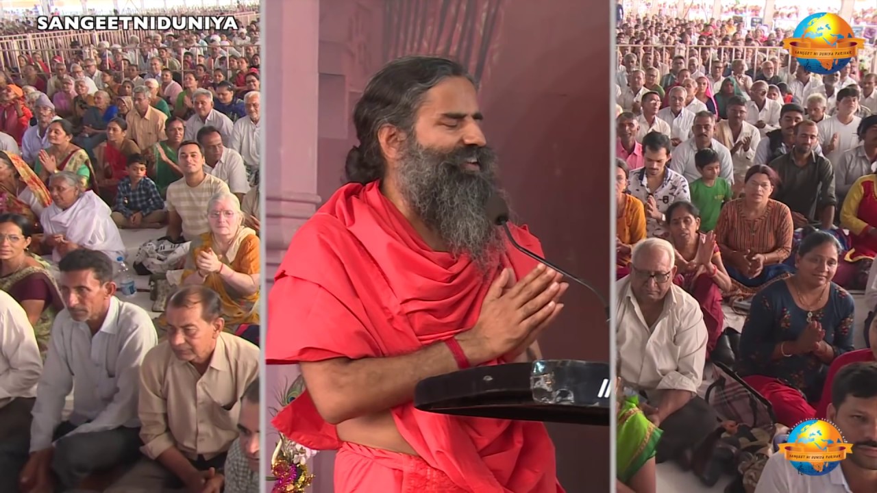 Baba Ramdev At Talgajarda Moraribapu Ramkatha || Manas Tribhuvan // Good News For Live Katha