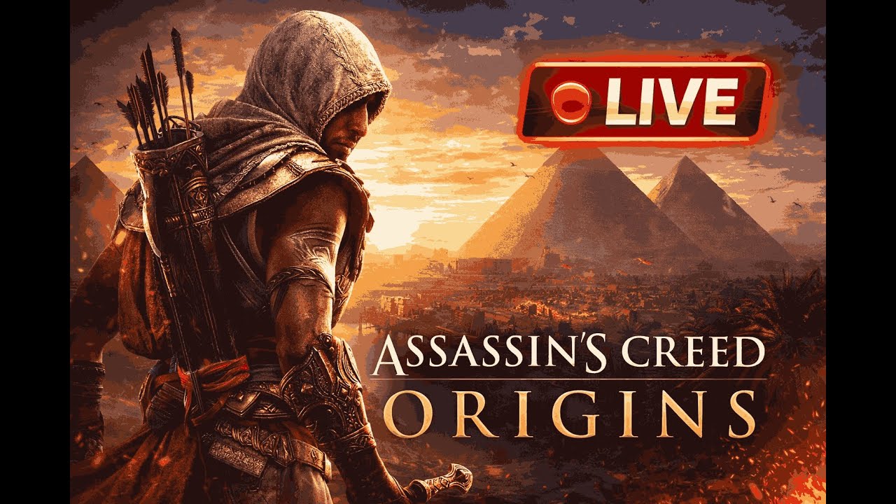 🔴 AC ORIGINS LIVE | Bayek Powstaje z Popiołów Egiptu 🏺🔥