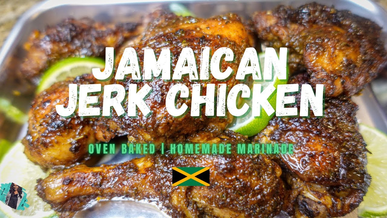 HOW TO MAKE THE BEST JERK CHICKEN RECIPE | OVEN BAKED | EASY HOMEMADE BEGINNER FRIENDLY RECIPE