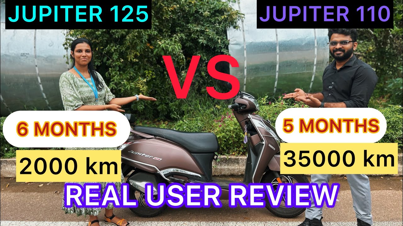 Jupiter 110 (35,000 km) vs Jupiter 125 (2,000 km) – 5 Ys / 6 Months | Real User Review 🔥 | Malayalam