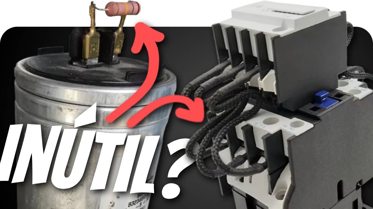 É MESMO NECESSÁRIO usar os resistores do capacitor e do contator que aciona capacitores?