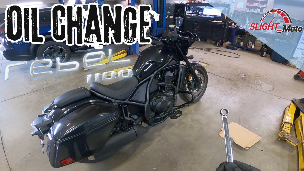 Oil Change on the Rebel 1100 - manual