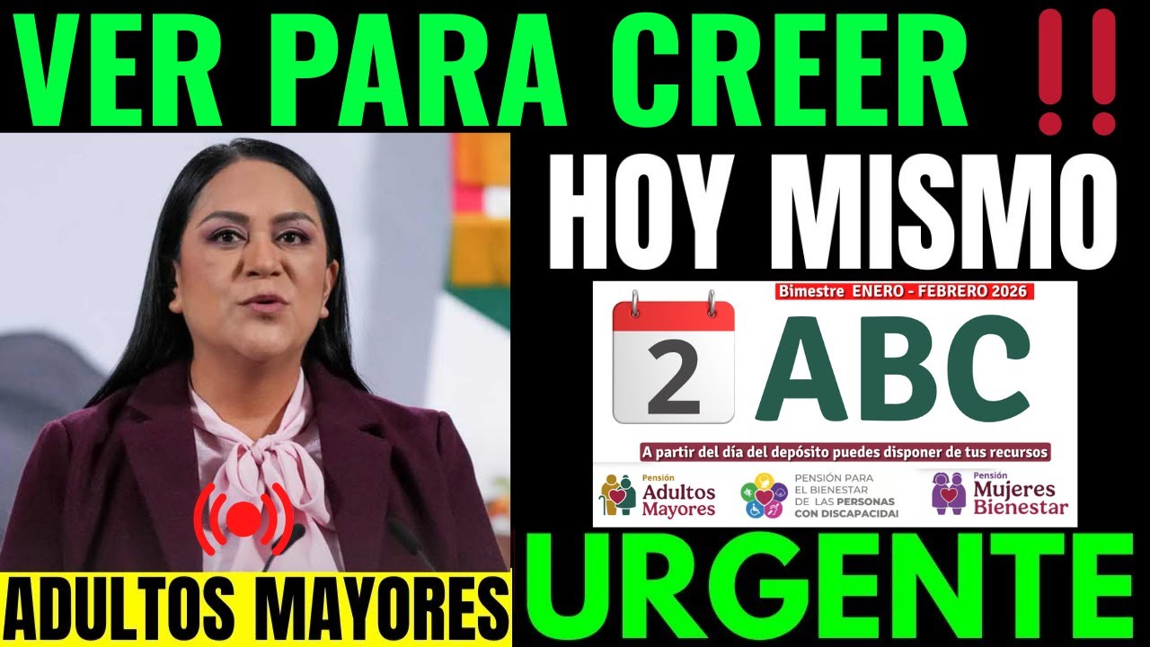 💥ADULTOS MAYORES 😱 &iexcl;ARIADNA MONTIEL SUELTA TODO! SAC&Oacute; LA FECHA EXACTA DE PAGO PENSI&Oacute;N ENERO 2026