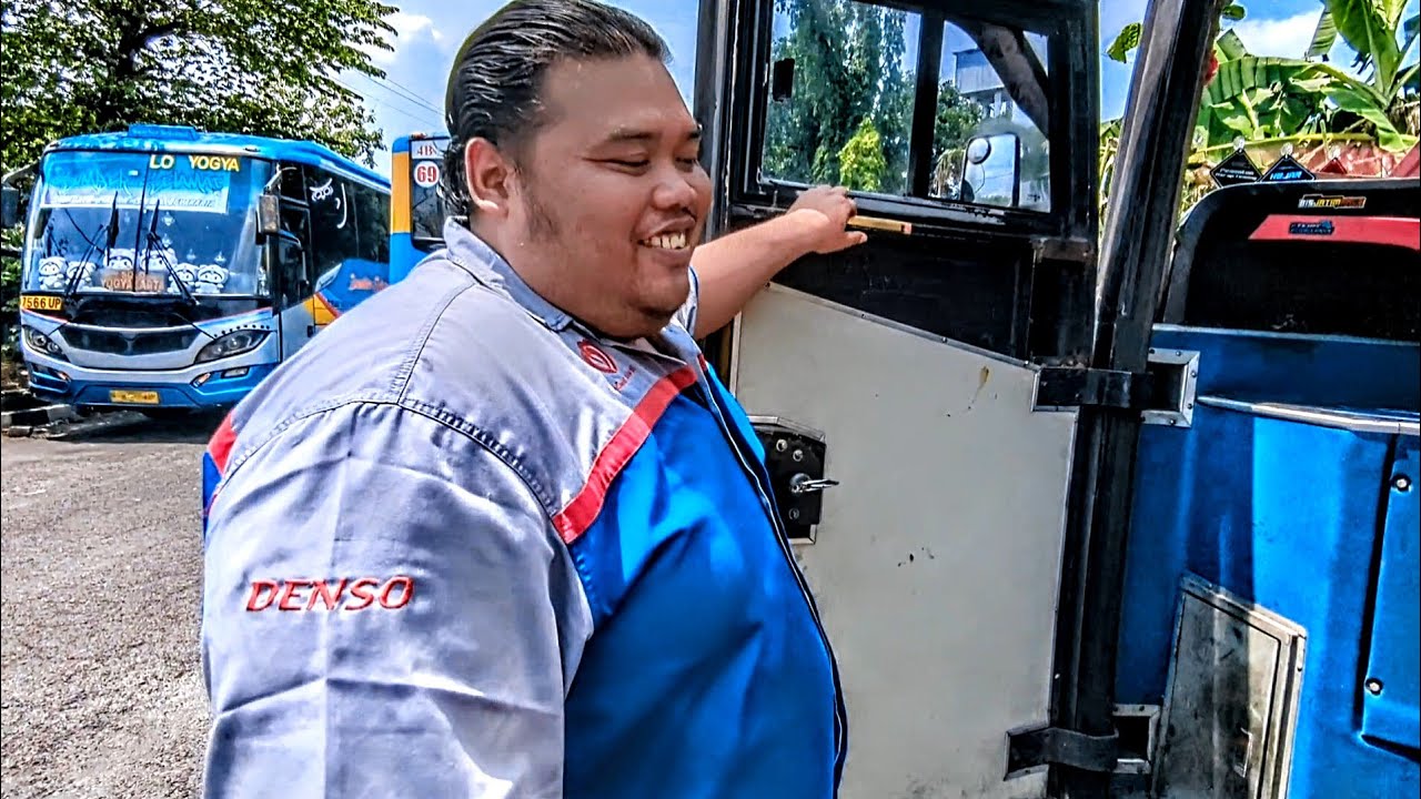 WALAU PENUMPANG CUMA 1 ORANG, KERNET KENTUNG TETAP FULL SENYUM! SUGENG RAHAYU 7541