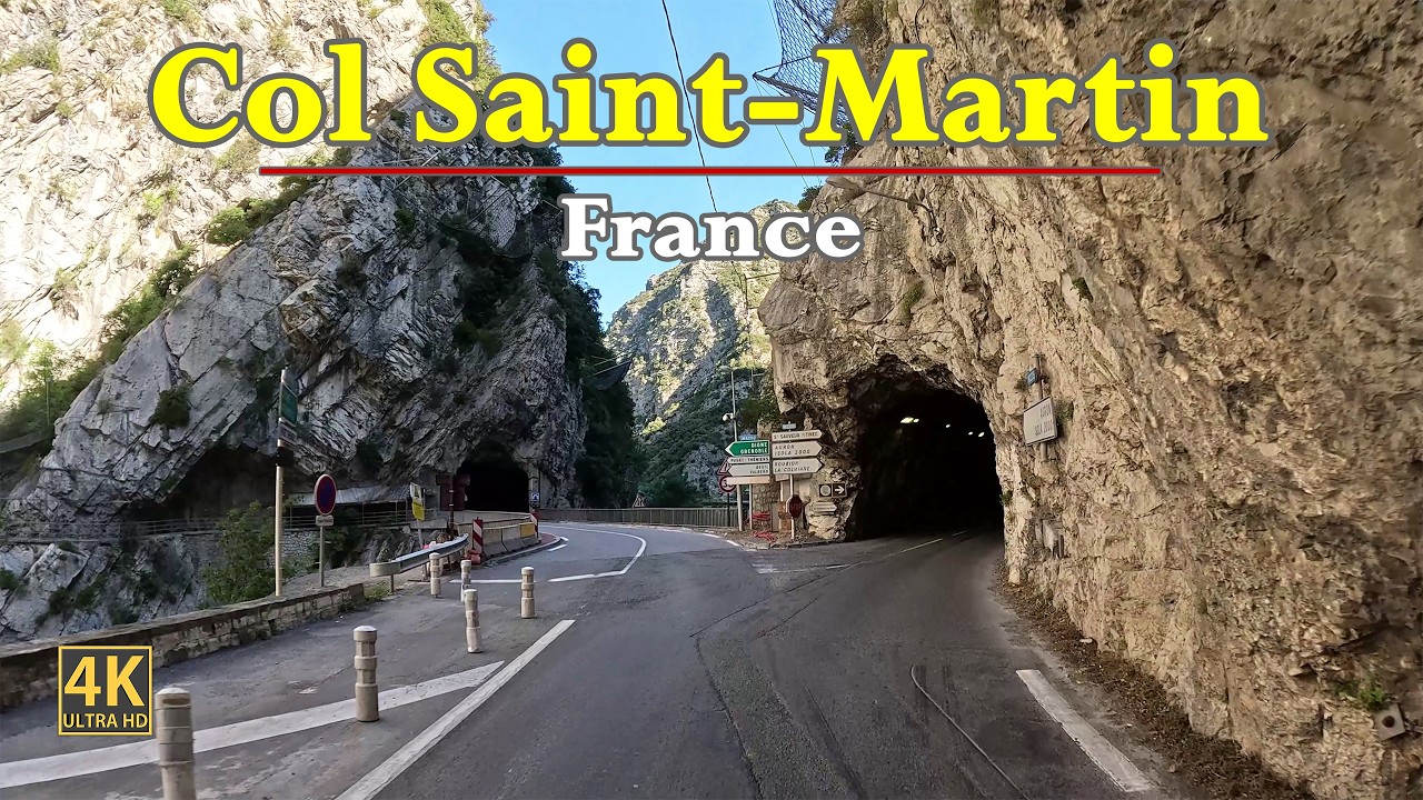 Col Saint-Martin In France 🇫🇷 | Scenic Road Trip In Stunning 4K