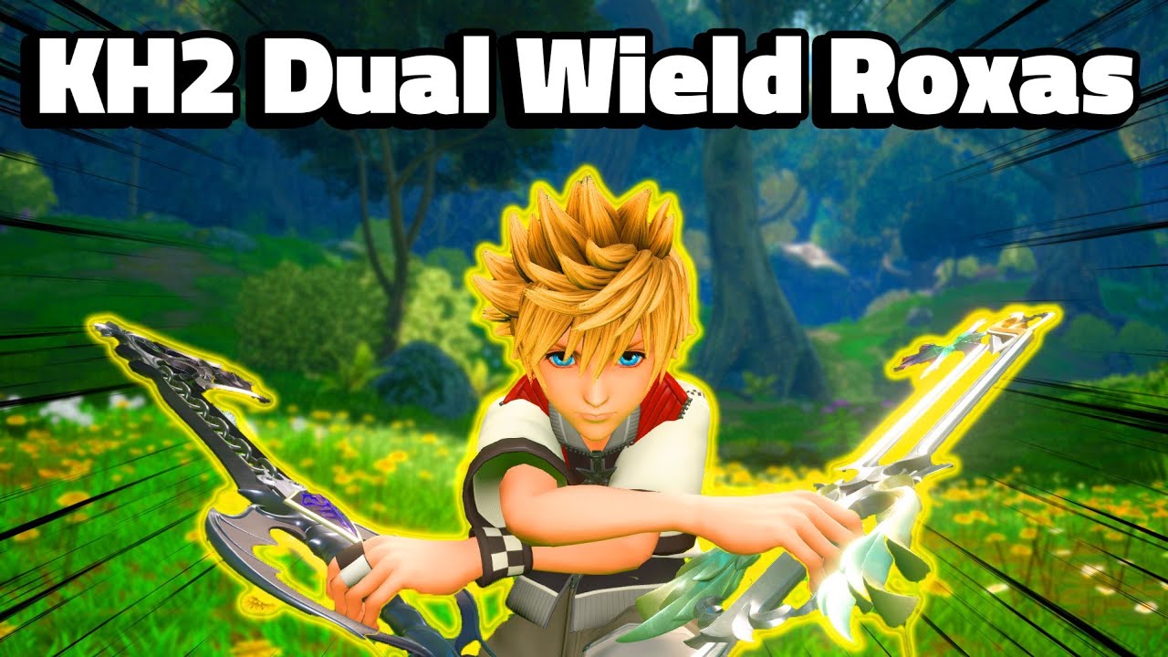 New KH2 Dual Wielding Roxas Mods In Kingdom Hearts 3!