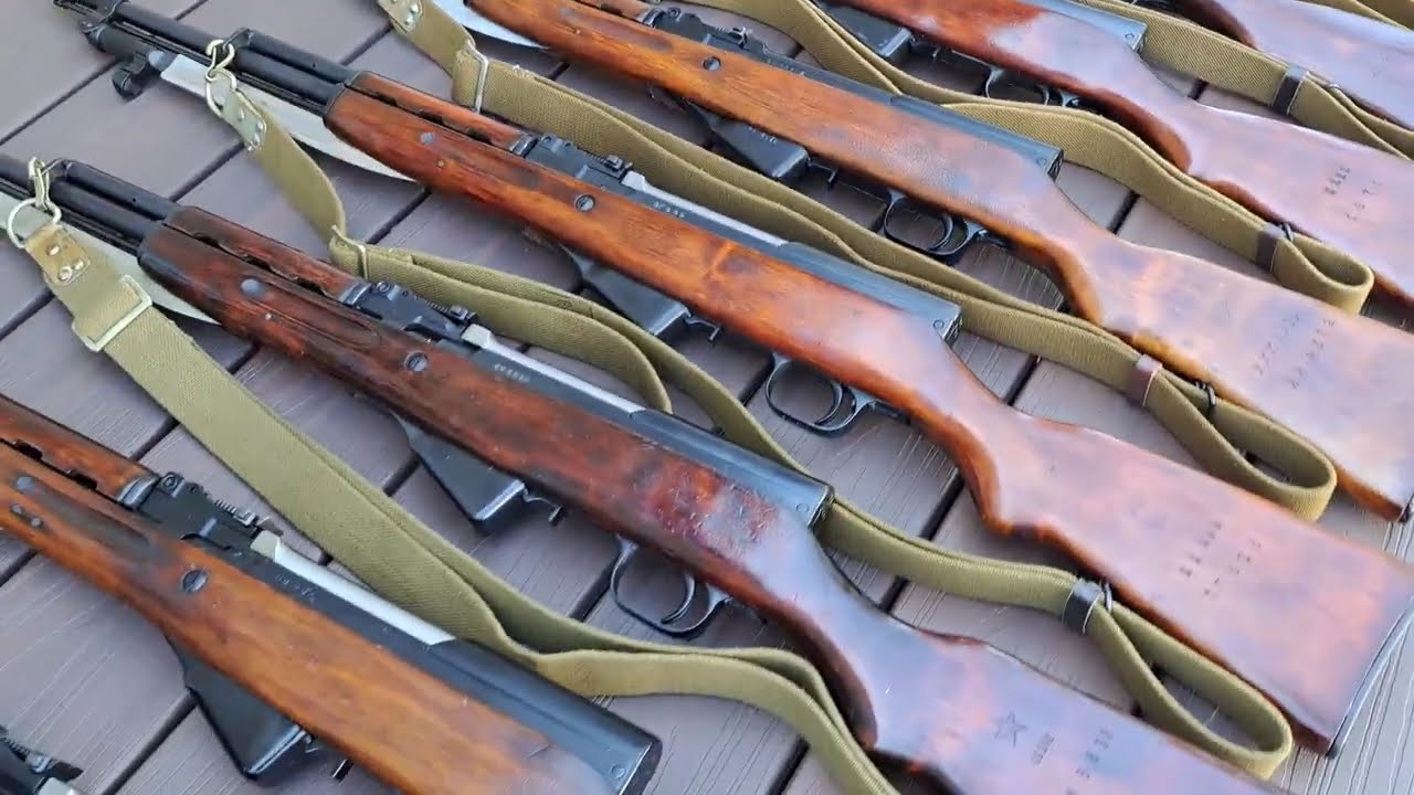 Прекрасная коллекция винтовок SKS