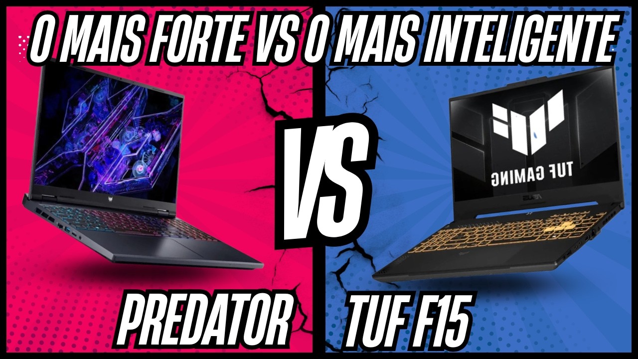 QUAL NOTEBOOK GAMER é o MELHOR pra você? PREDATOR HELIOS VS TUF F15