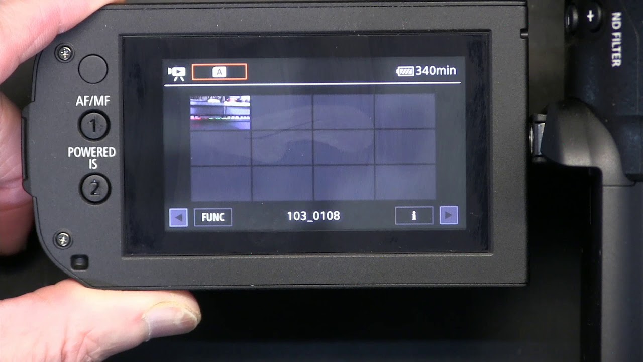 Tutorial on How to Copy The Footage From SD Card A to SD Card B on a Canon VIXIA HF G60 Camcorder