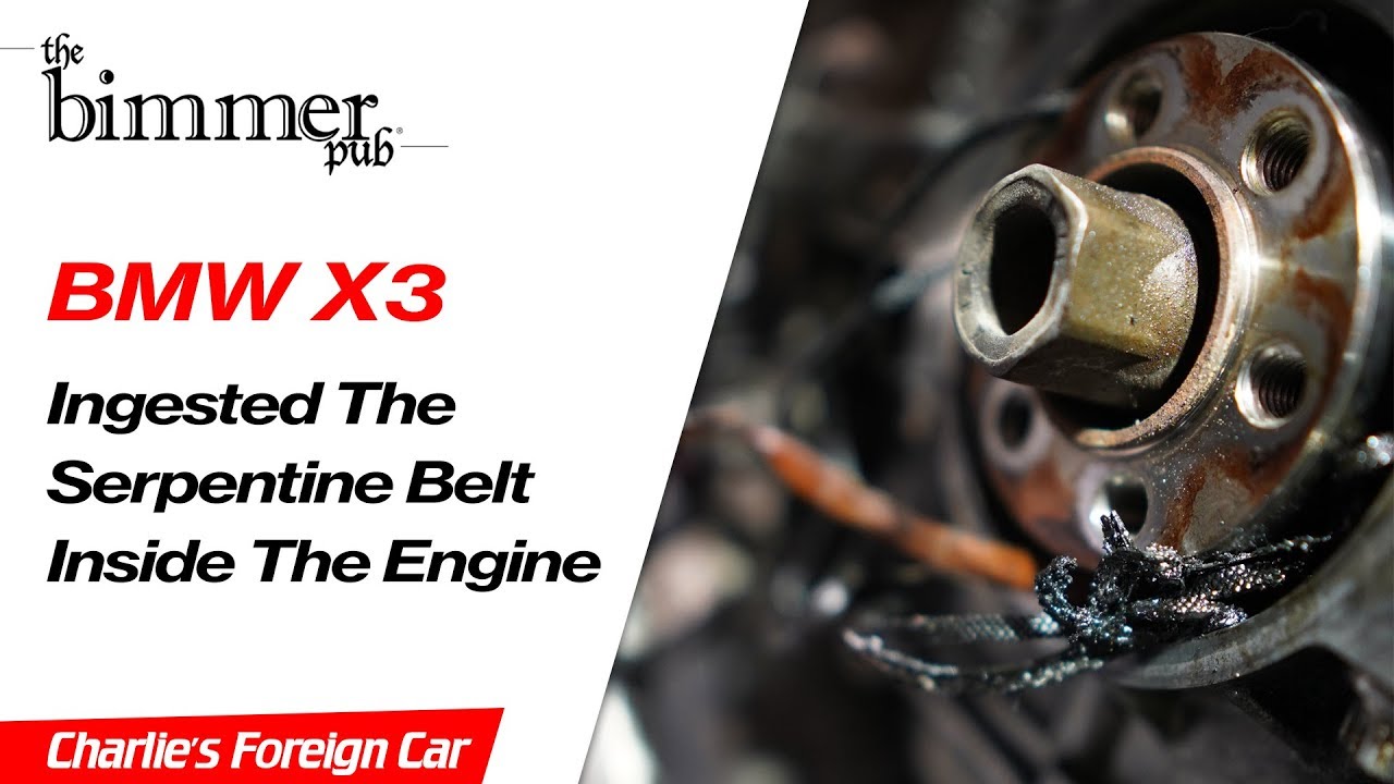 Damage From A Frayed Serpentine Drive Belt