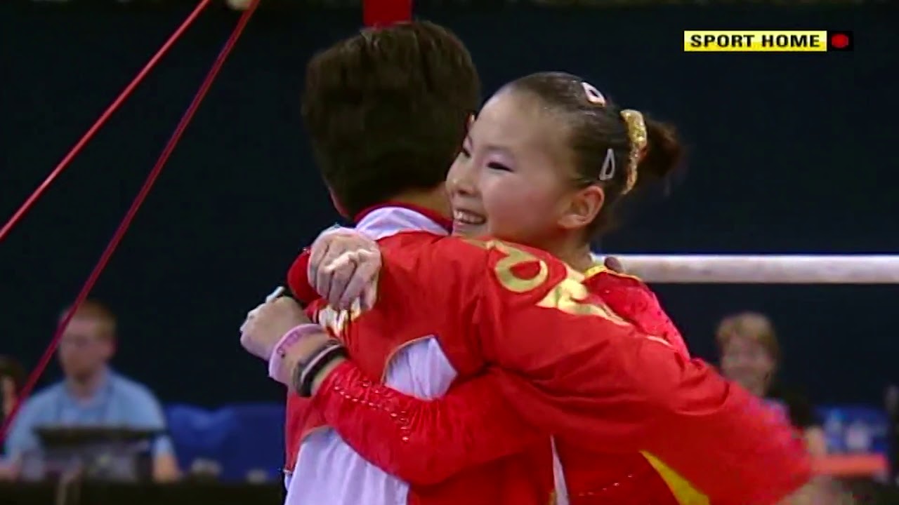 [HDp50] He Kexin (CHN) Uneven Bars Event Finals 2009 London World Championships